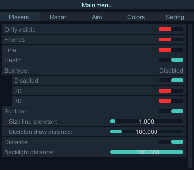 The Finals cheat menu