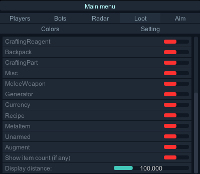 Arc Raiders Cheat Menu